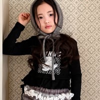 comma/84. fril cat T-shirt 160-170