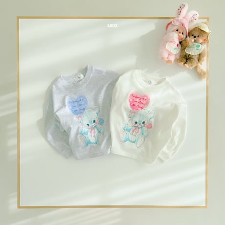 ueo/19. bubble bear T-shirt S-XL