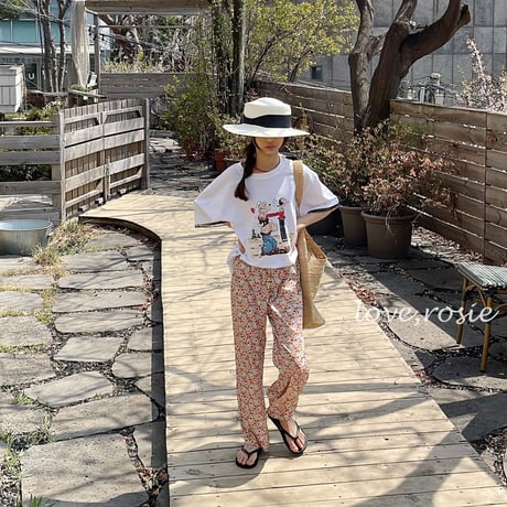 loverosie/98. lace boxy tee  ADULT