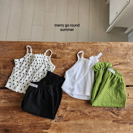 merrygoround/45. cuty set XS-2XL