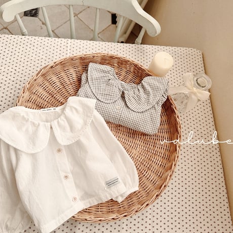 valubebe/66. enni big collar blouse 6M-S