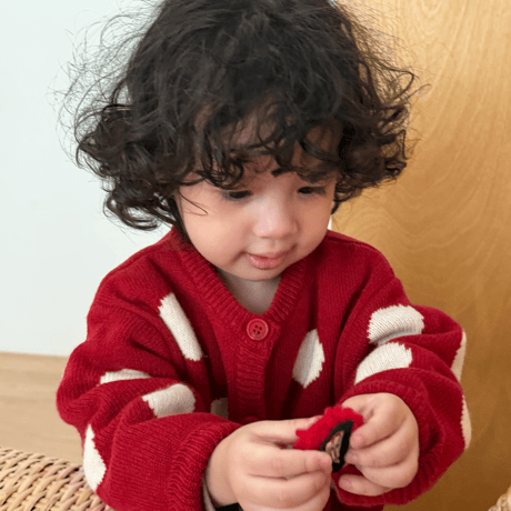con_/31. snowman cardigan 1(66-77CM)-4(97-107CM)