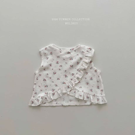 melikey/118. dindin fril T sleeveless XS-XL