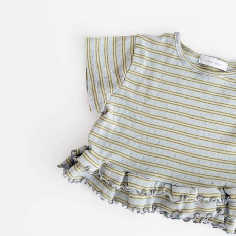urbanrabbit/22. Stripe Frill Tee XS-XL