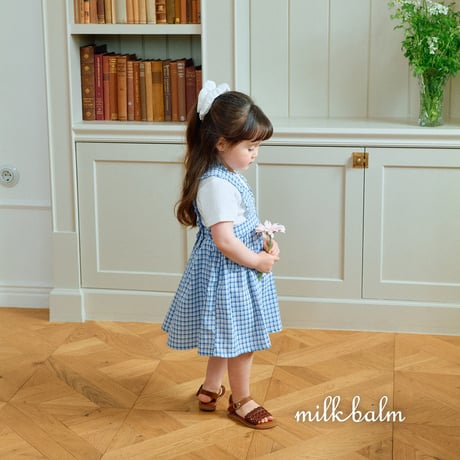 milkbalm/24. ribbon embroidery overalls skirt XS-XL