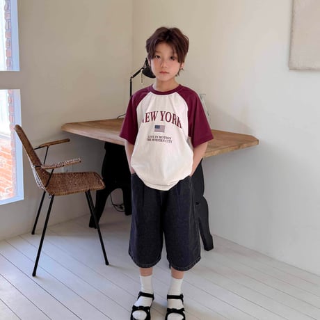 fromi/48. two color raglan T-shirt JS-JL