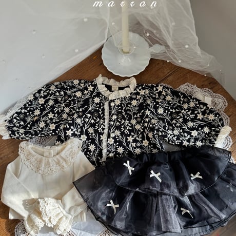 marron/44. flower jacket XS-L