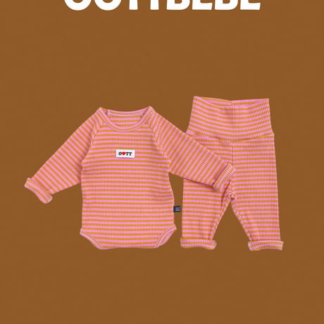 oottbebe/2. this bongbong suit ( bebe suit beari leggings S(0-6M)-M(6-12M)