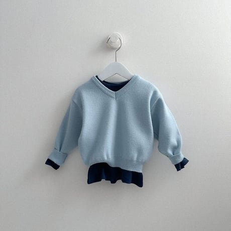 digreen/34. Cozy V-Neck Knit S-2XL