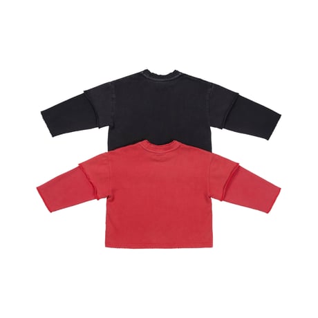 our/15. waffle rayerd T-shirt S-XL