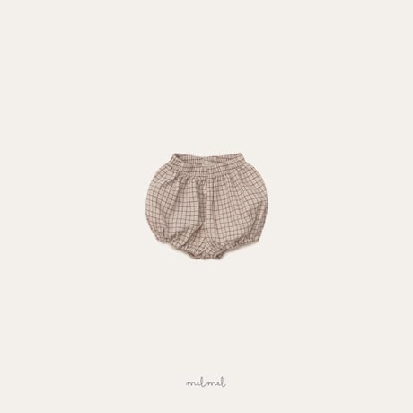 melmel/6. Check Short Bloomer XXS-S