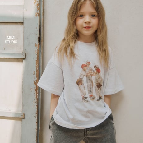 bymimi/19. baseball T-shirt S-XL