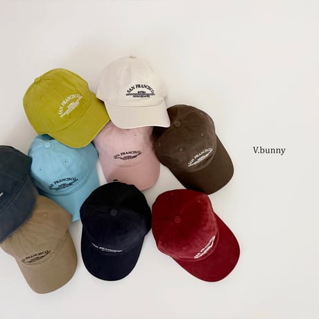 vbunny/8. sanfran cap FREE(48-53CM)