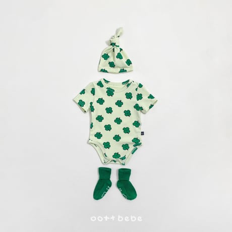 oottbebe/46. happy friends suit bonnet set S(0-6M)-M(6-12M)