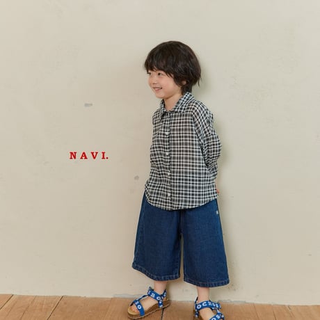 navi/7. kally denim - bermuda pants S-XL