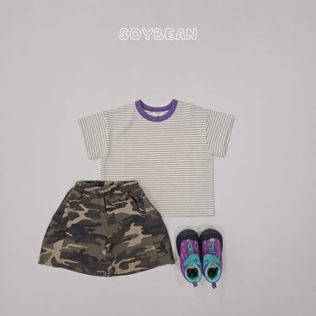 soybean/18. plan ) captain dangara half t T-shirt JS-JL