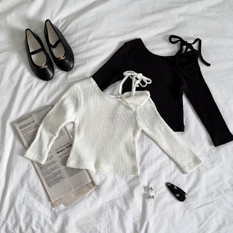 matilda/160. shoulder open T-shirt 15-19