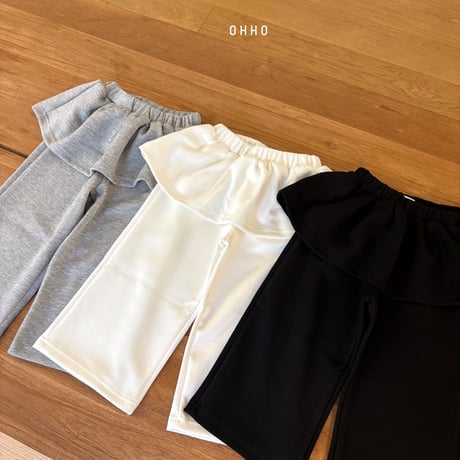ohho/15. jenny fril rayerd pants S-2XL