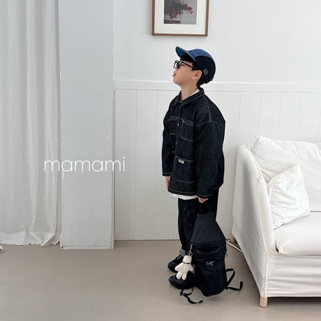 mamami/56. school denim jacket JS-JL