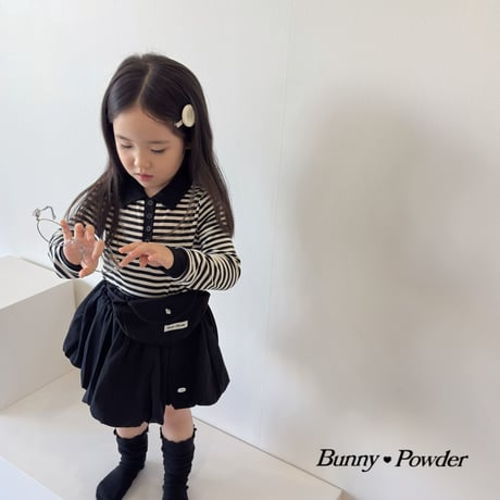 bunnypowder/84. collar T-shirt S-XL