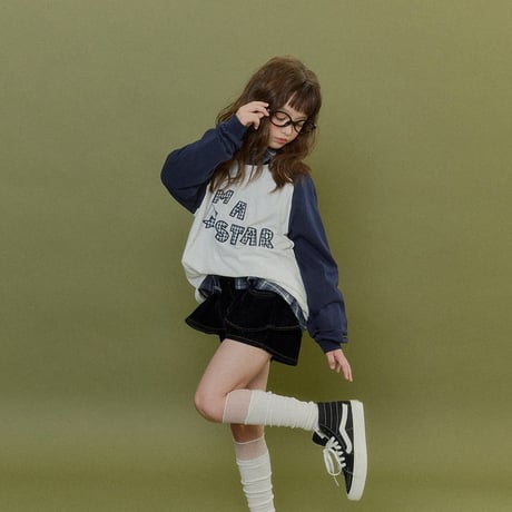 forkchips/36. star raglan T-shirt M-XL