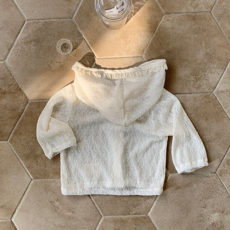 bebeholic/53. lace hood jacket S(6-12M)-M(12-18M)