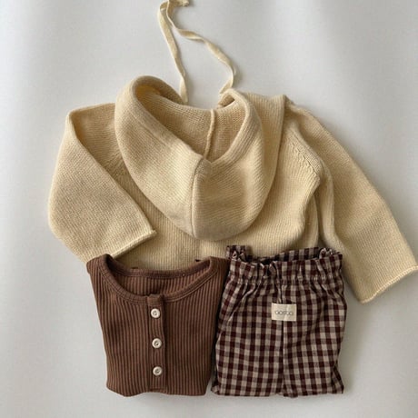 aosta/54. [Caramel??Check Pants]?? S-2XL