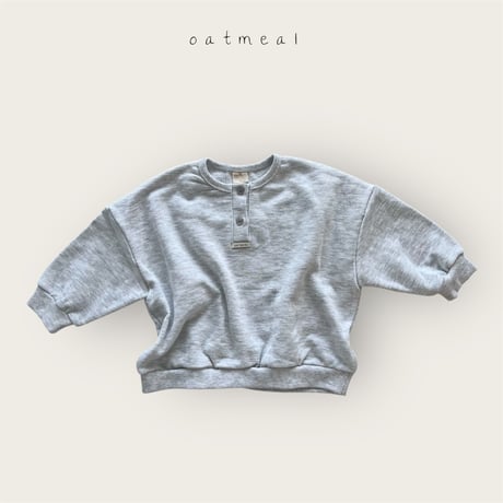 oatmeal/13. kids kai man-to-man XS-XL