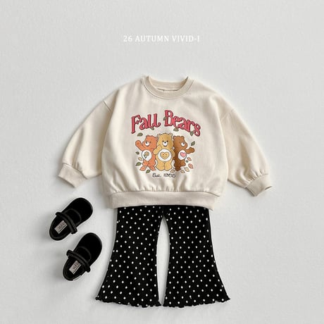 vividi/101. bear man-to-man XS-XL