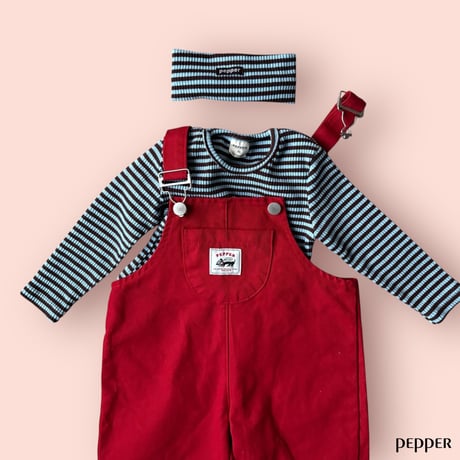 pepper/11. cherry overalls  XS-XL