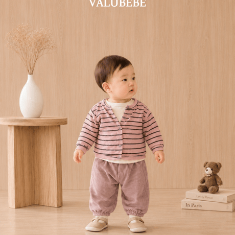valubebe/91. bello stripe pants 6M-S