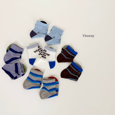 vbunny/92. whatever socks set M(130-150)-XL(180-210)