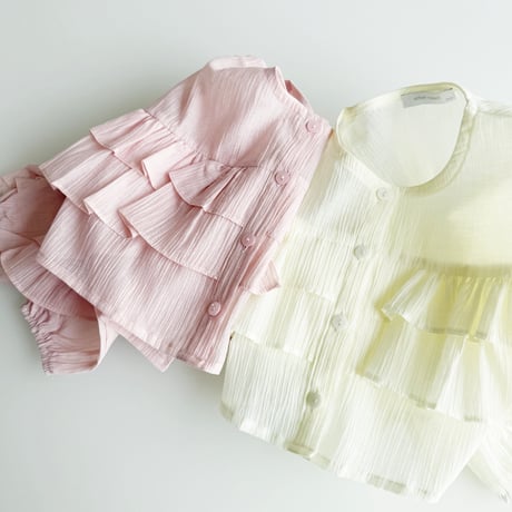 urbanrabbit/46. Ruffle Crop Shirt XS-XL