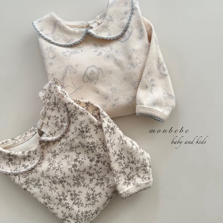 monbebe/32. print collar suit S(3-6M)-L(12-24M)