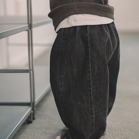 melmel/14. loose fit denim pants XXS-XL