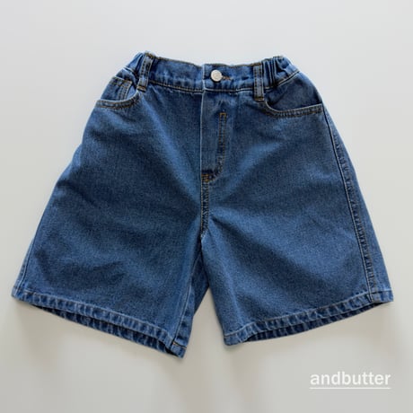 andbutter/57. Bermuda Denim Pants S-XL