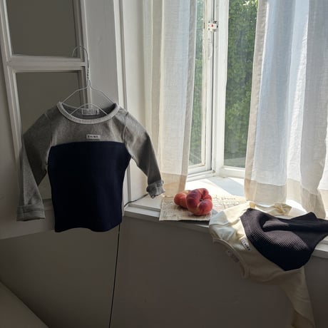 saintdoll/20. color Block T-shirt JS-JL