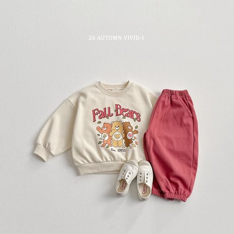 vividi/101. bear man-to-man XS-XL