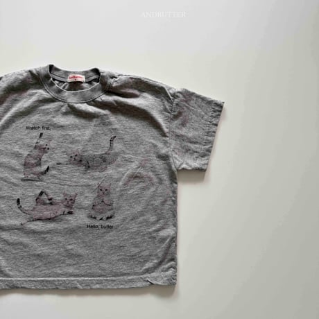andbutter/28. Hello Cat Tee JS-JM