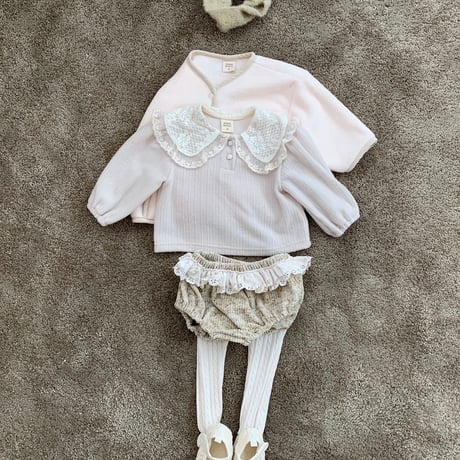 bebeholic/29. may collar T-shirt S(3-6M)-XL(18-24M)