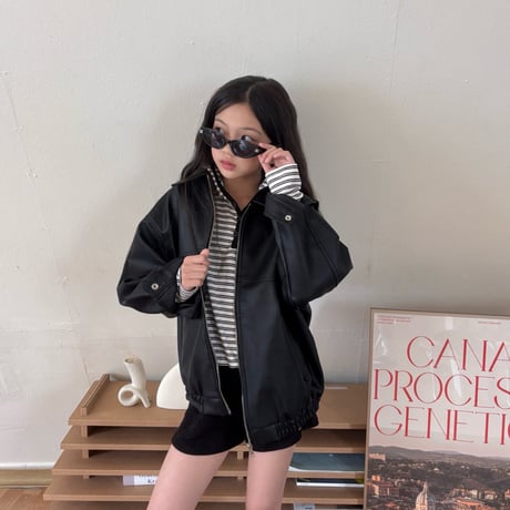 matilda/7. leather blouson 5-13