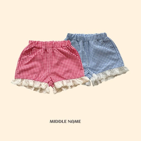 middlename/3. check lace pants S-XL