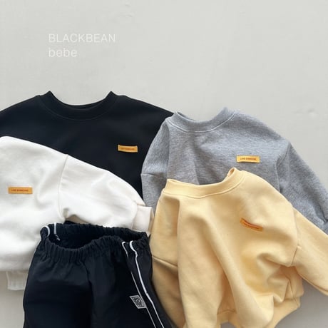 blackbean/24. bebe man-to-man S-M