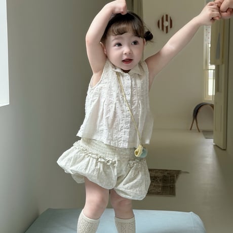 aiai/5. sweet updown set bloomer S(6M-2Y)-XL(4-5Y)