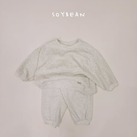 soybean/113. terry waffle mix updown set XS-XL