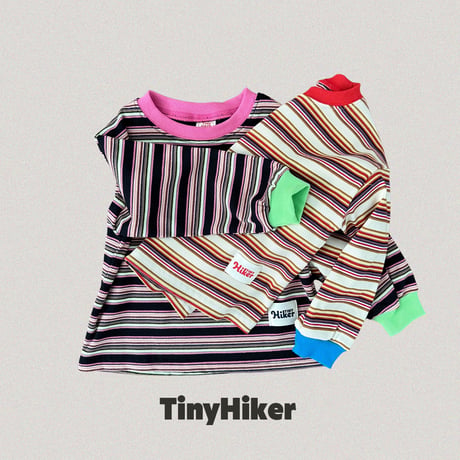 tinyhiker/15. candy stripe T-shirt XS-XL