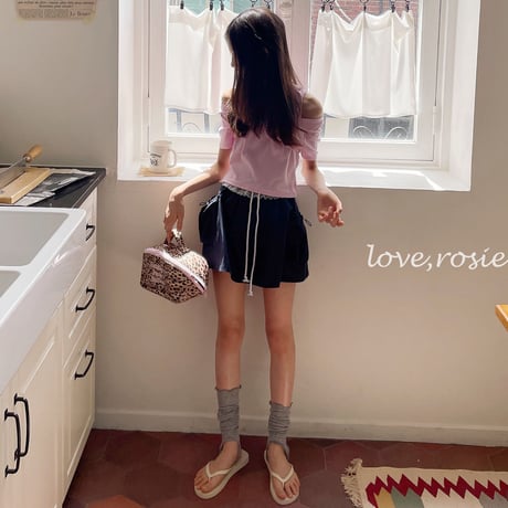 loverosie/128. ribbon T-shirt L-XL