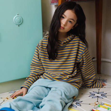 andbutter/39. Stitch Stripe Hoodie JS-JM