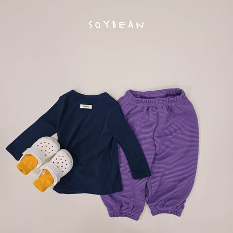 soybean/147. kids two color updown set XS-XL