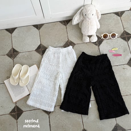 secondmoment/20. melona wide pants JS-JL
